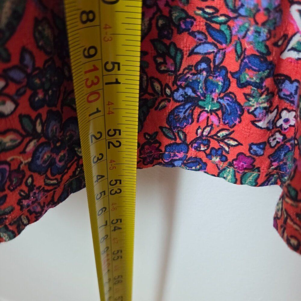 NWOT UNIVERSAL THREAD BOHO FLORAL SURPLICE V NECK TANK MAXI TIERED DRESS SZ M - Picture 15 of 15